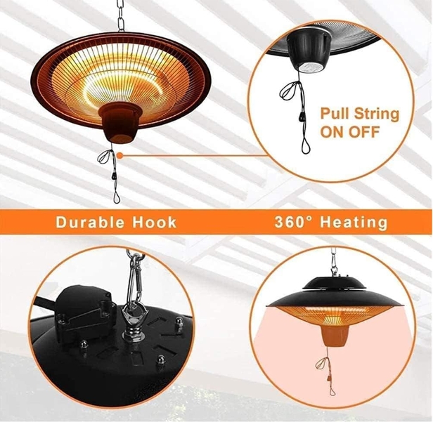Infrared wall heater